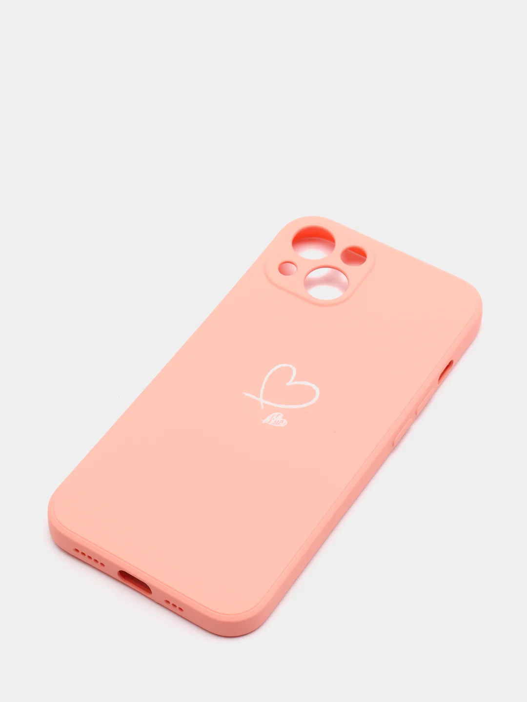 Розовый чехол для айфон (iPhone) 11 13 Pro Max 7 8 Plus X / XS XR / 12 Mini, силиконовый