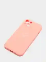 Розовый чехол для айфон (iPhone) 11 13 Pro Max 7 8 Plus X / XS XR / 12 Mini, силиконовый