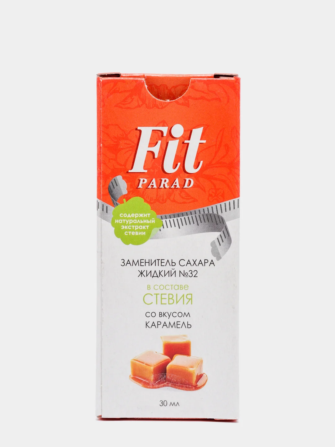 Заменитель сахара FitPARAD, жидкий №32, вкус карамель, 30 мл