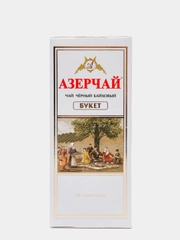 Чай АЗЕРЧАЙ "Букет", черный байховый, 25 пакетиков без конверта