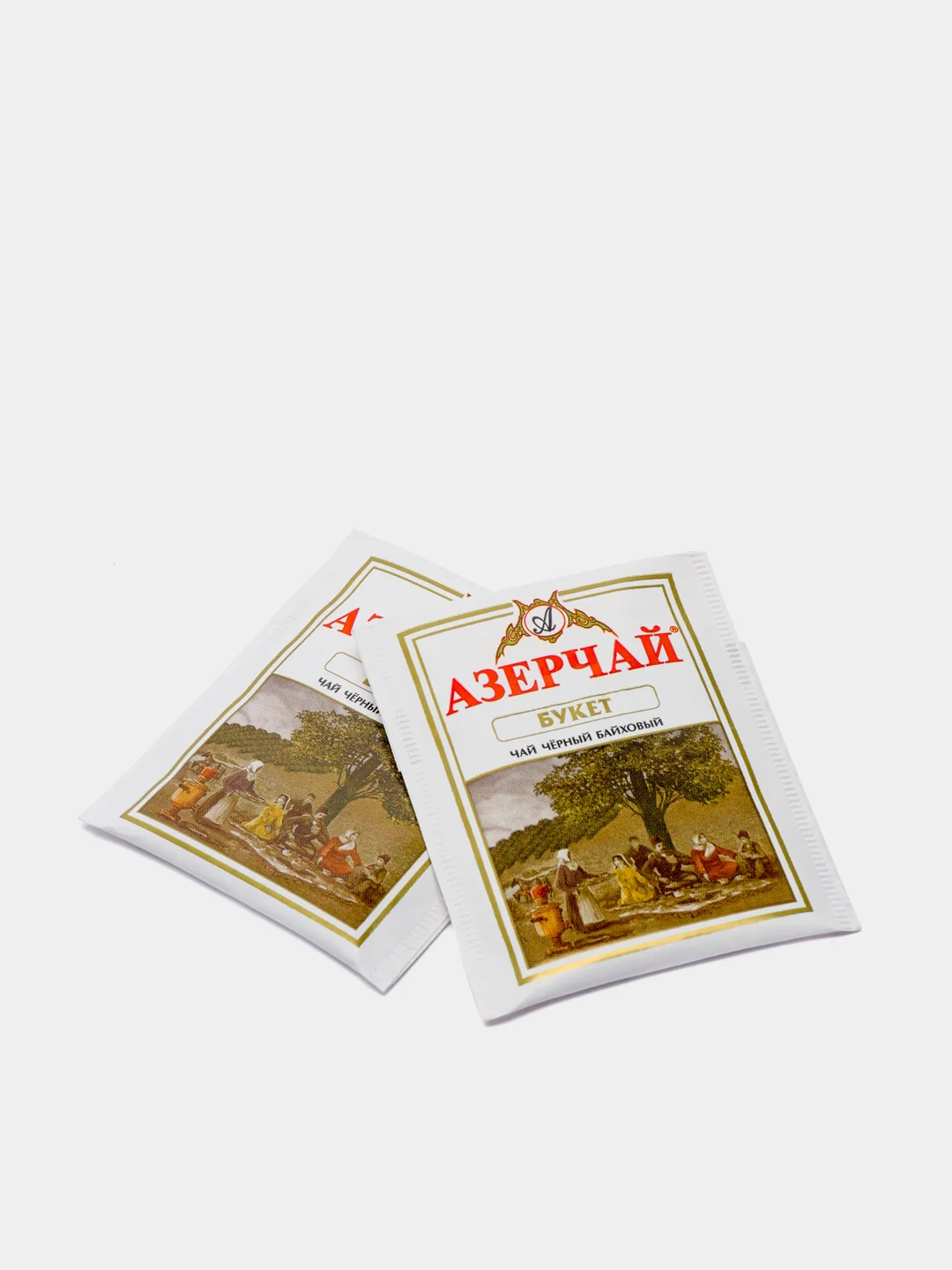 Чай АЗЕРЧАЙ "Букет", черный байховый, 25 пакетиков с конвертом, 50 г