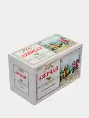 Чай АЗЕРЧАЙ, черный байховый, с чабрецом, 25 пакетиков