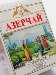 Чай АЗЕРЧАЙ, черный байховый, с чабрецом, листовой, 100 г