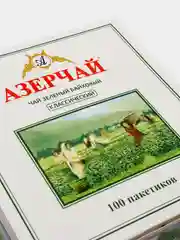 Чай АЗЕРЧАЙ "Классический", зеленый байховый, 100 пакетиков