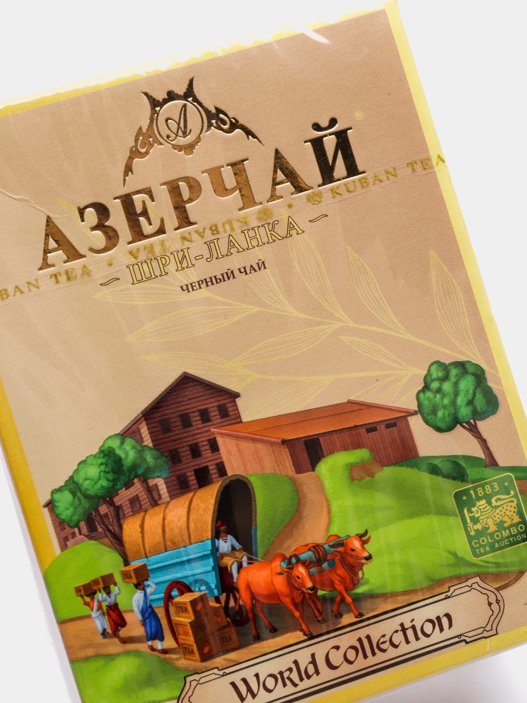 Чай АЗЕРЧАЙ World collection "Шри-Ланка", черный, листовой, 90 г