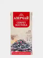 Чай АЗЕРЧАЙ "Секрет Востока", черный, с айвой и цедрой апельсина, 25 пакетиков, 45 г