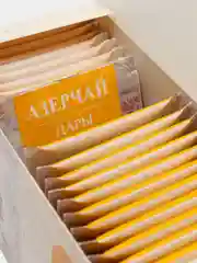 Чай АЗЕРЧАЙ "Дары Востока", черный байховый с айвой, 25 пакетиков