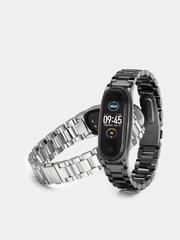 Металлический ремешок для Xiaomi Mi Band 3 / 4 / 5 / 6