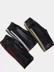 Легинсы детские для девочки кожаные утепленные