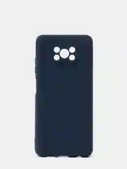 Темно-синий чехол Xiaomi Poco X3 NFC / Poco X3 Pro силиконовый матовый, цветной