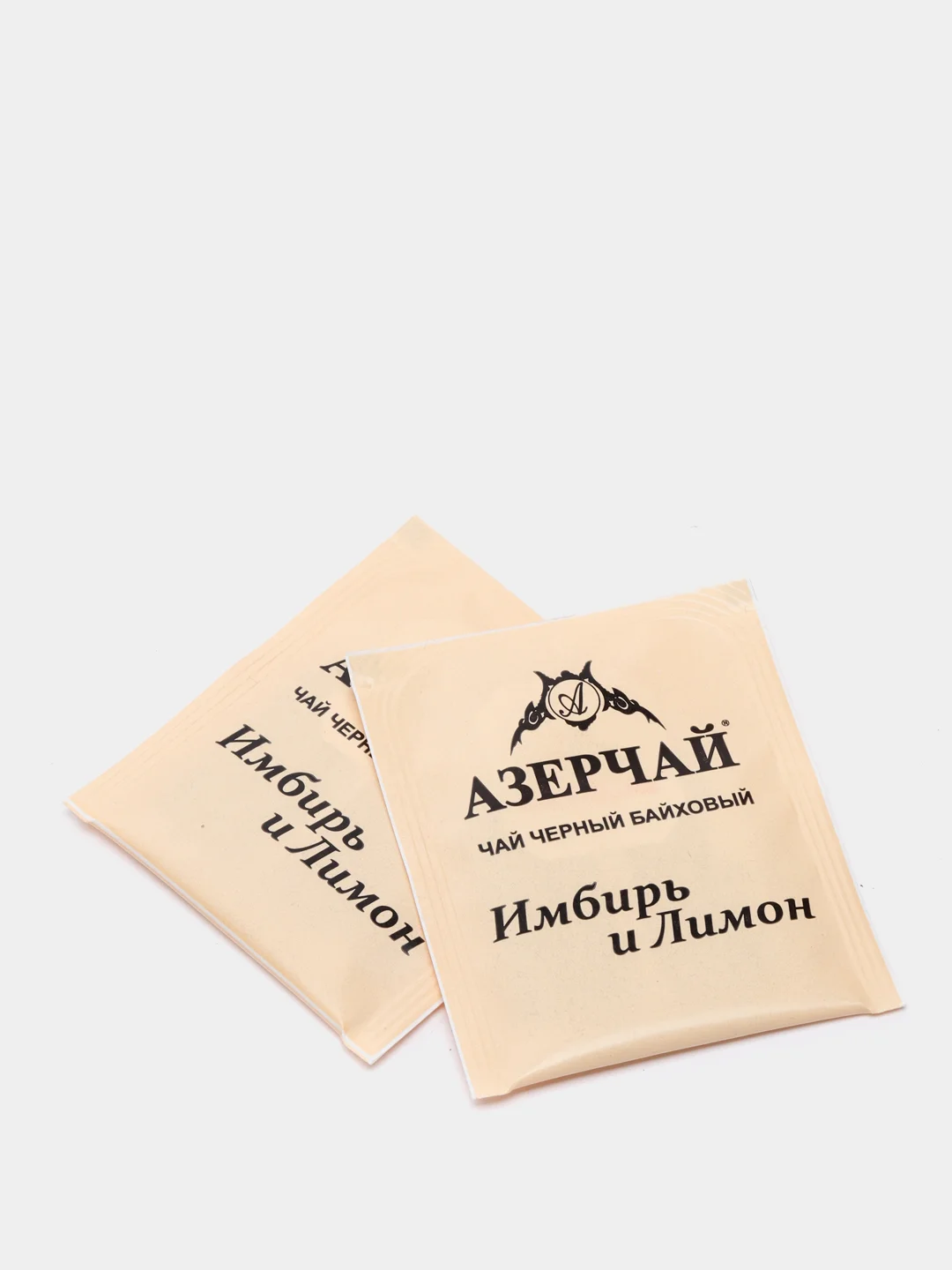 Чай АЗЕРЧАЙ, черный байховый, с имбирем и лимоном, 25 пакетиков, 45 г