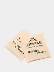 Чай АЗЕРЧАЙ, черный байховый, с имбирем и лимоном, 25 пакетиков, 45 г