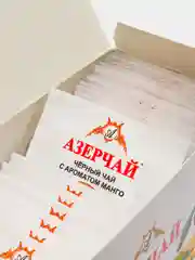 Чай АЗЕРЧАЙ, черный с манго, 25 пакетиков