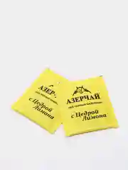 Чай АЗЕРЧАЙ, черный байховый, с цедрой лимона, 25 пакетиков, 45 г
