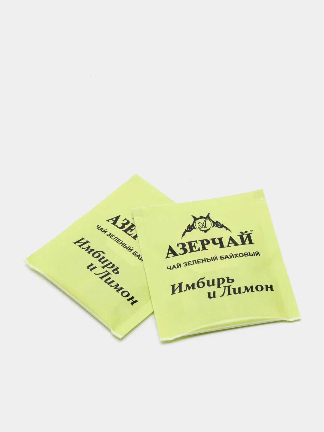 Чай АЗЕРЧАЙ, зеленый, имбирь и лимон, 25 пакетиков, 45 г