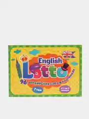 Игра по изучению английского языка "English Lotto", 96 английских слов в картинках