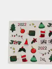 Слайдер для дизайна ногтей Новый Год 2022