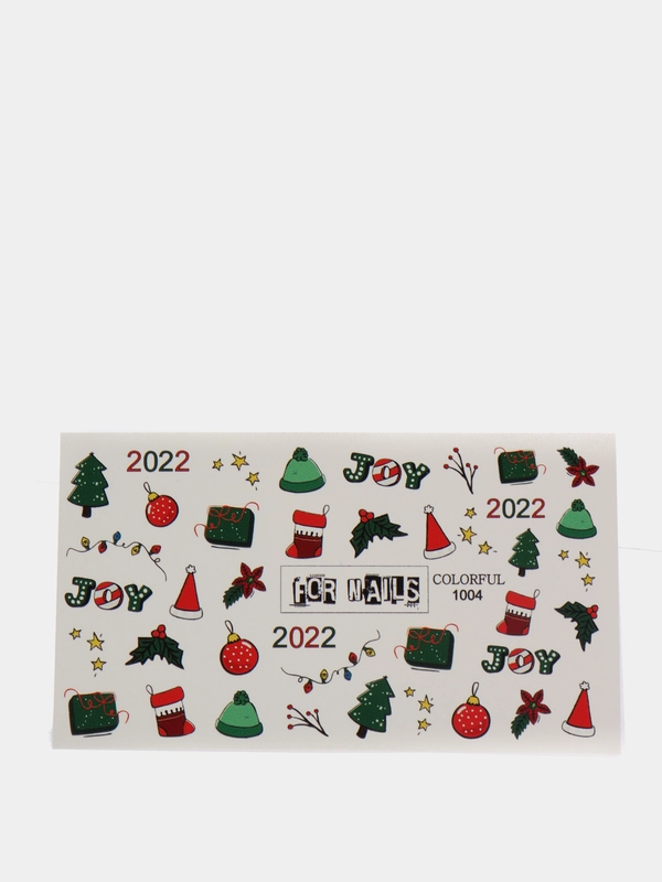 Слайдер для дизайна ногтей Новый Год 2022