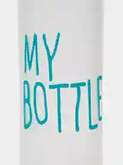 Голубой бутылка для воды "MY BOTTLE", пластиковая бутылка для спорта, для фитнеса, 500 мл