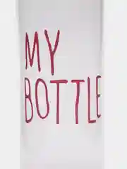 Розовый бутылка для воды "MY BOTTLE", пластиковая бутылка для спорта, для фитнеса, 500 мл