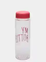 Розовый бутылка для воды "MY BOTTLE", пластиковая бутылка для спорта, для фитнеса, 500 мл