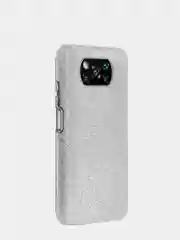 Серебряный чехол Xiaomi Poco X3 силиконовый