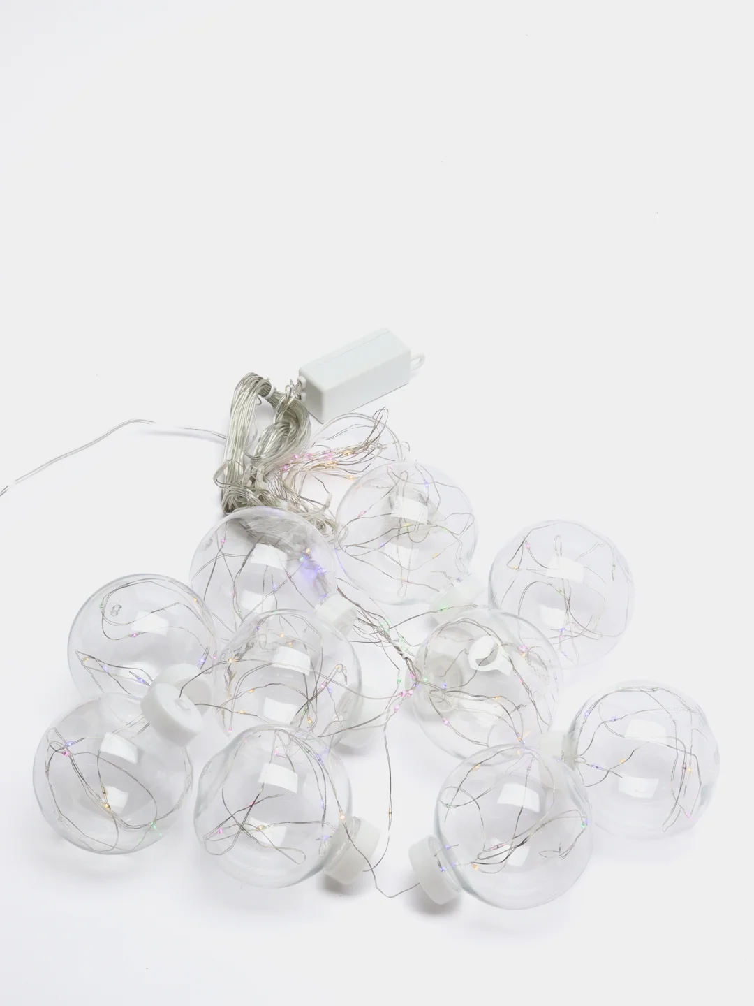 Гирлянда "Шарик", новогодняя, LED, 10 шаров, 3 м