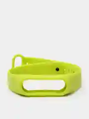 Салатовый силиконовый ремешок для Mi Band 2