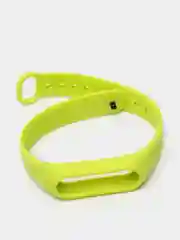 Салатовый силиконовый ремешок для Mi Band 2