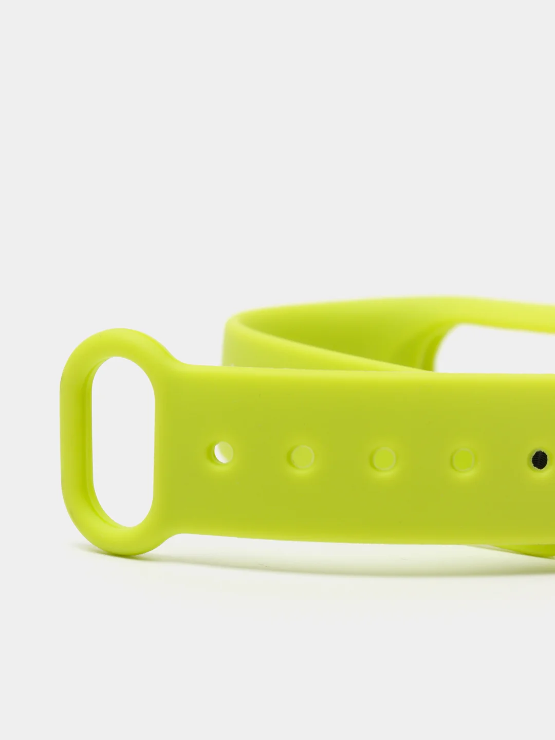 Салатовый силиконовый ремешок для Mi Band 2