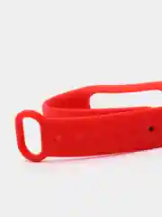 Алый силиконовый ремешок для Mi Band 2