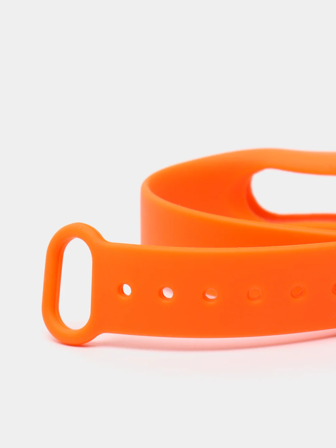 Оранжевый силиконовый ремешок для Mi Band 2