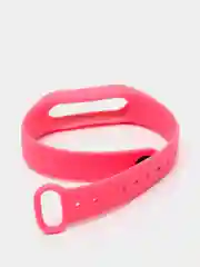 Розовый силиконовый ремешок для Mi Band 2