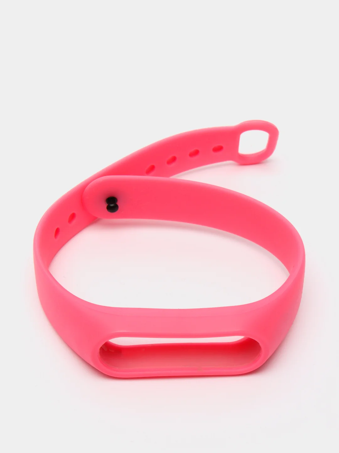 Розовый силиконовый ремешок для Mi Band 2