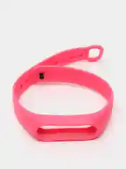 Розовый силиконовый ремешок для Mi Band 2