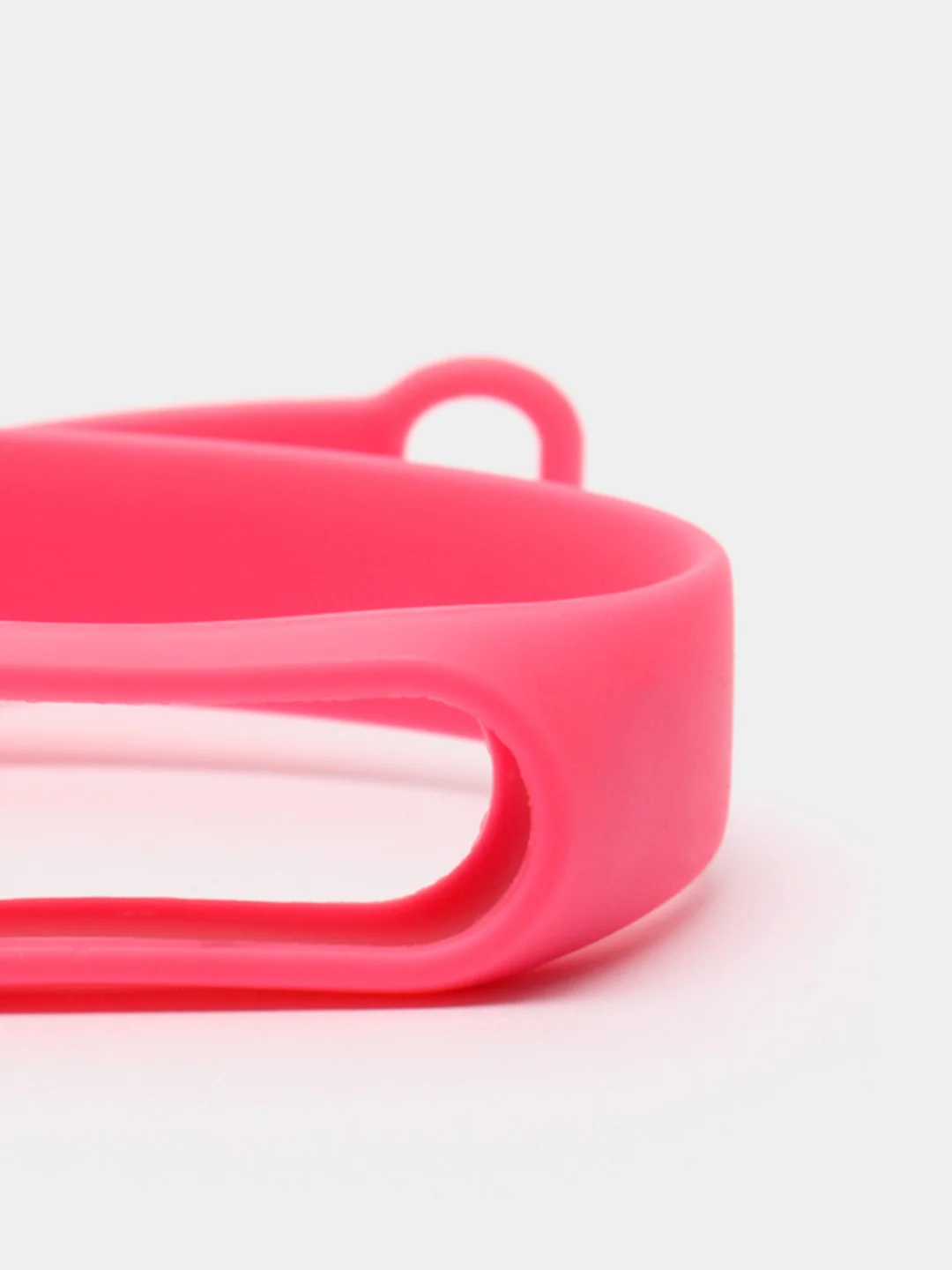 Розовый силиконовый ремешок для Mi Band 2