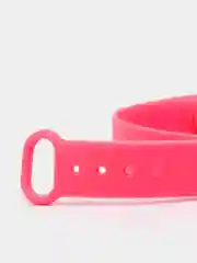 Розовый силиконовый ремешок для Mi Band 2
