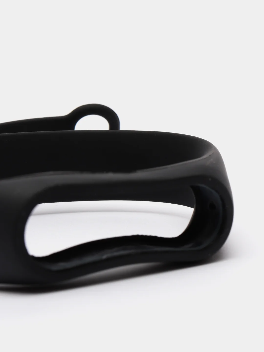 Черный силиконовый ремешок для Mi Band 2
