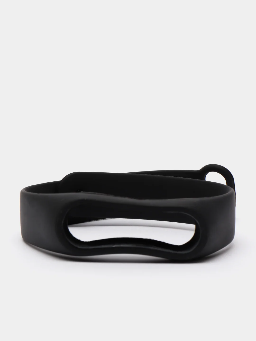 Черный силиконовый ремешок для Mi Band 2