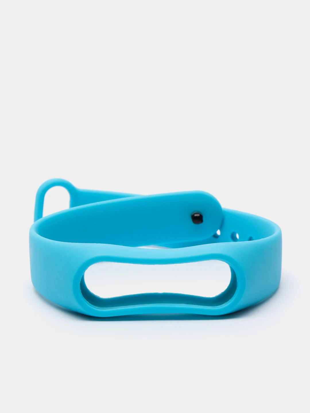 Голубой силиконовый ремешок для Mi Band 2