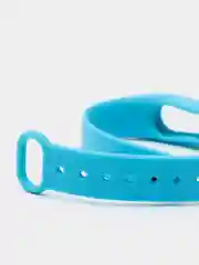 Голубой силиконовый ремешок для Mi Band 2