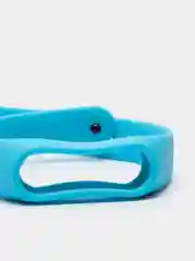 Голубой силиконовый ремешок для Mi Band 2