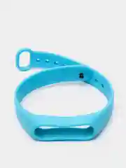 Голубой силиконовый ремешок для Mi Band 2