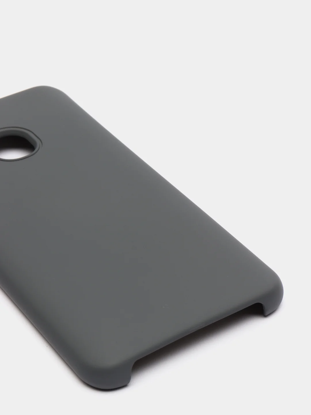 Серый защитный силиконовый чехол Silikone Cover для Samsung A20/A30