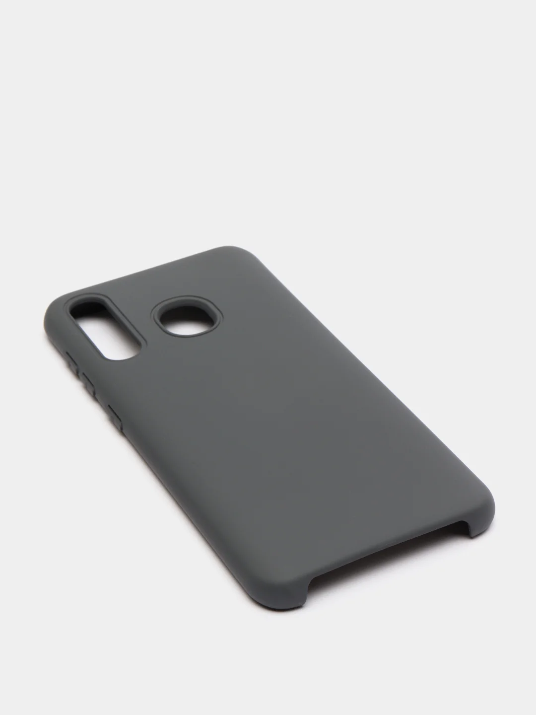 Серый защитный силиконовый чехол Silikone Cover для Samsung A20/A30