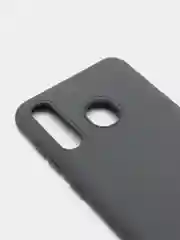 Серый защитный силиконовый чехол Silikone Cover для Samsung A20/A30