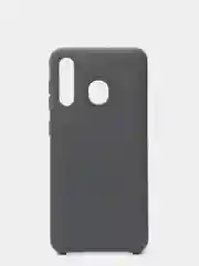 Серый защитный силиконовый чехол Silikone Cover для Samsung A20/A30
