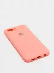 Розовый защитный силиконовый чехол Silicone Cover HONOR 10