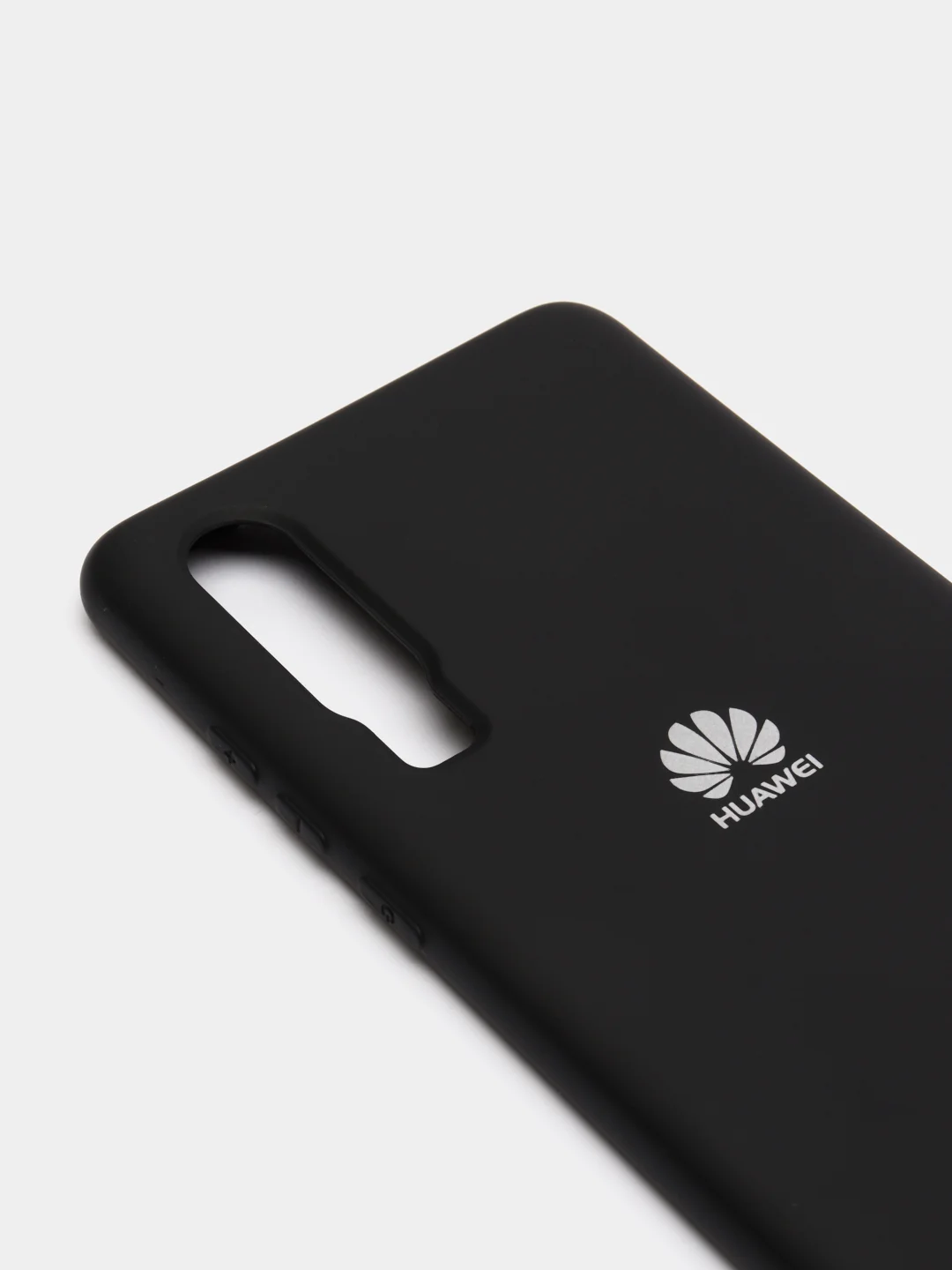 Черный защитный силиконовый чехол Silicone Cover HUAWEI P30 2019