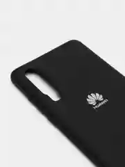 Черный защитный силиконовый чехол Silicone Cover HUAWEI P30 2019